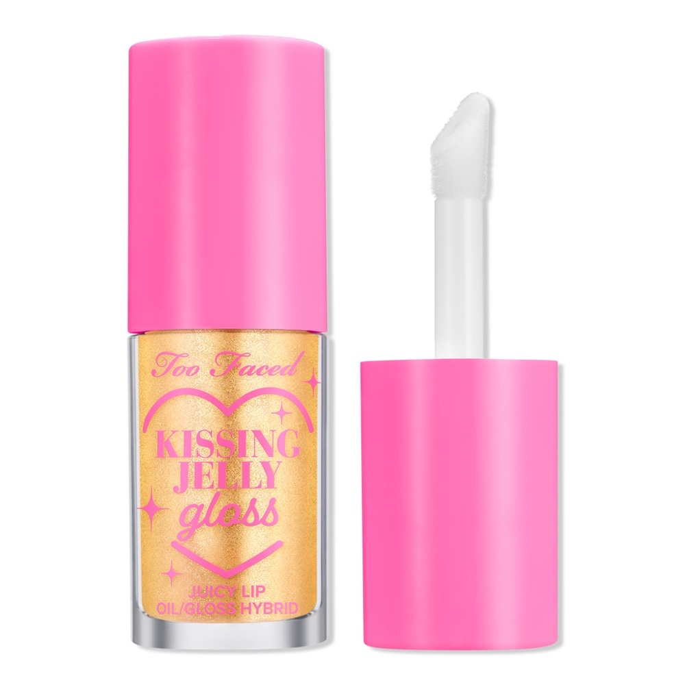 Too Faced Kissing Jelly Gloss in Pina Colada NEW